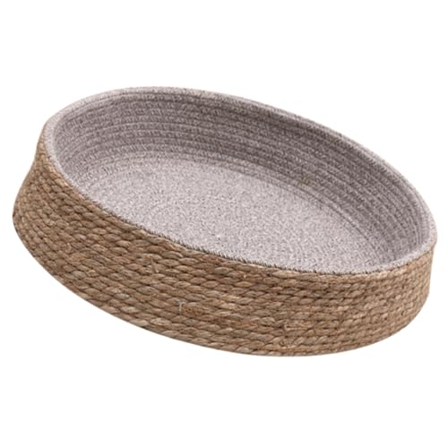 HAPINARY Korbbett Für Haustiere Rattan-tierbett Gewebtes Hundebett Geflochtenes Haustierbett Katzencouchbett Haustierbedarf Bequemes Nestbett von HAPINARY