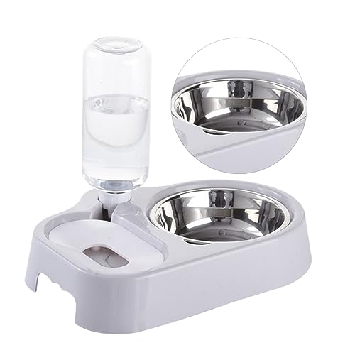 HAPINARY Haustiernapf Hunde kotbeutel hundekot näpfe für Katzen katzenschälchen Trinknapf cat Bowl Haustier Katzenfutter Wassernäpfe Haustierfütterung Hundefutter Futternapf für Katzen Grey von HAPINARY