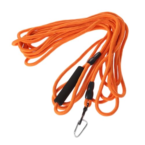 HAPINARY Nylon Haustier Zugseil für Hunde 8mm Orange 10m Hundeleine Bequemer Griff von HAPINARY