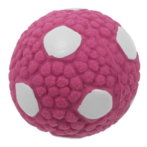 HAPINARY Hundespielzeugball Hundebälle Outdoor-spielset Kauspielzeug Für Welpen Bälle Für Hunde Zum Apportieren Kleines Hundespielzeug Für Aggressive Kauer Welpenbälle Violett Gummi von HAPINARY