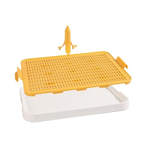 HAPINARY Hundetoilette pet Supplies haustierbedarf Hunde- -Pad-Tablett Töpfchentraining Welpenwohnung Hundezwinger Tablett Kunststoffpalette hundetopf tablett verdickte Welpentoilette von HAPINARY