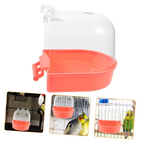 HAPINARY Papageien Badewanne Für Käfige Hängende Vogelbadewanne Für Wellensittiche Nymphensittiche Und Kleine Vögel Sichere Pflegeleichte Vogeldusche Mit Glatten Kanten Zur HAPINARY Papageien Badewanne Für Käfige Hängende Vogelbadewanne Für Wellensittiche Nymphensittiche Und Kleine Vögel Sichere Pflegeleichte Vogeldusche Mit Glatten Kanten Zur von HAPINARY