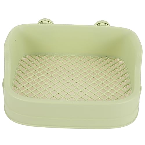 HAPINARY Kasten Haustier Töpfchen Hamster klo kaninchentoilette pet Supplies dustbin Meerschweinchen-Potty trashcan Kleintierstreu Haustierpfanne für Tiere Häschen-Trainingstoilette Plastik von HAPINARY