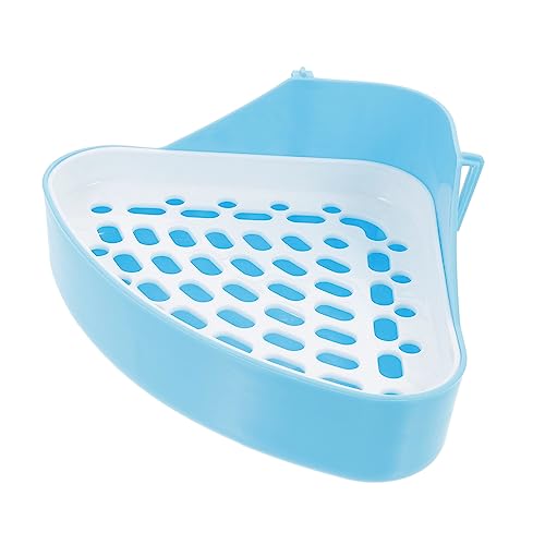 HAPINARY Kasten Haustier Urinal Töpfchen Minihase Hundetraining Wurf Kleines Pinkel Toilette Hasenbettwäsche Heimtierbedarf Kaninchentöpfchen-ecktoilette Haustier-PIPI-Toilette Abs von HAPINARY