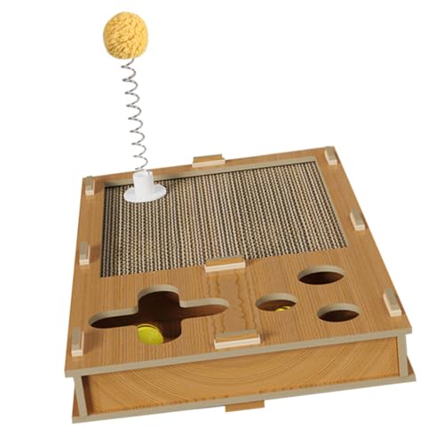 HAPINARY Katzenkratzbaum Kätzchen Scratcher Spielzeug Spaß Robust Indoor Katze Spielzeug Dekorative Scratch Pad von HAPINARY