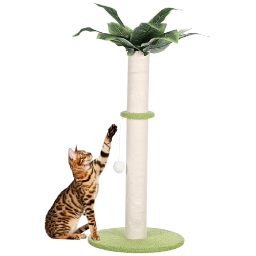 HAPINARY Katzenspielzeug Kratzunterlage Für Katzen Kratzbaum Für Katzen Katzenkratzer Aus Sisal Kratzmatte Für Katzen Kratzständer Für Katzen Klettergerüst Für Katzen Stoff Haushalt von HAPINARY