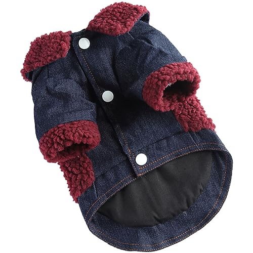 HAPINARY Kleidung Für Haustiere Hund Wintermantel Hundekleidung Hundekostüme Warmer Hundemantel Winterliche Hundestiefel Winter Hundehalsband Hunderegenmantel Für Große Hunde Polyester von HAPINARY