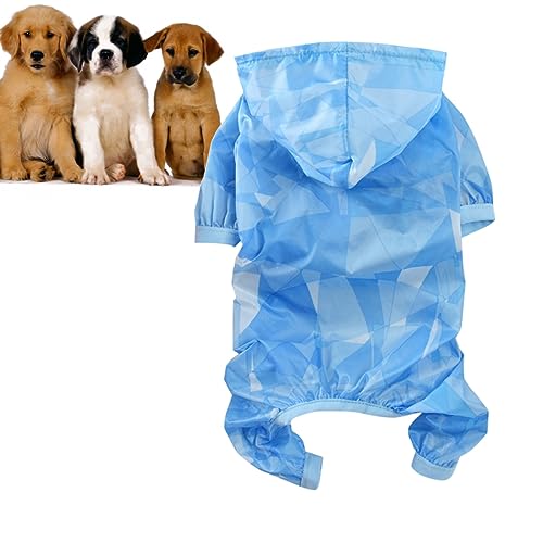 HAPINARY Sommer Haustiermode Cooler Hunde-Overall Welpenkleidung Sonnenschutzweste Größe M Himmelblau von HAPINARY