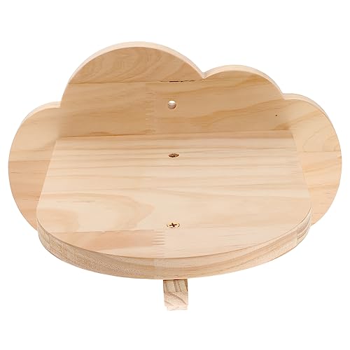 HAPINARY Kletterwand für Katzen aus Holz Sprungleiter Spielgerät für Haustiere für den Innenbereich Kratzbaum Hängeregal für den Käfig von HAPINARY