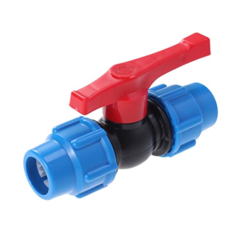 HAPINARY Kugelhahn Überdruckventil Schlauch Absperrventil Wasserleitungs-Absperrventil Sprinkler-Werkzeug 1 PVC-Ventil Ventile Rohrheizung durchlauferhitzer Bewässerung Wasserleitungsventil von HAPINARY