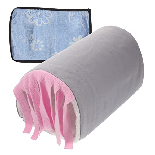 HAPINARY Kuscheliges Kleintierversteck Für Meerschweinchen Hamster Und Frettchen Weicher Fleece Tunnel Und Nest Und Ideal Zum Schlafen Und Perfekter Rückzugsort Für von HAPINARY