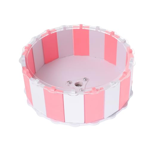 HAPINARY Laufrad für Hamster hamsterspielzeug Hamster Spielzeug kleines Tierlaufrad Hamster-Übungsspielzeug Gehhilfe Dekoration Kleintiertrainer Hamsterrad Spielzeug groß schmücken PVC von HAPINARY