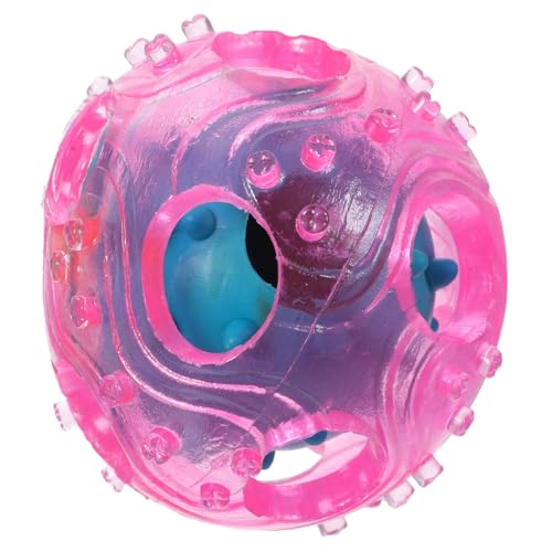 HAPINARY Leckerli- für Hunde interaktives gummiball hundespielzeuge Dog Toys Dogs Toys Futterball Ball behandeln Leckerli-Spender für Hunde Leckerliball für Hunde Rosy von HAPINARY