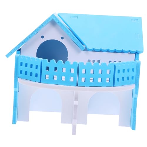 HAPINARY hamsterhaus Hamster häuschen Hamsterheim nagerhaus Haustierhaus Spielzeuge hamger Hamsterversteck im Käfig Rattenvorräte Lieferungen Goldener PVC von HAPINARY