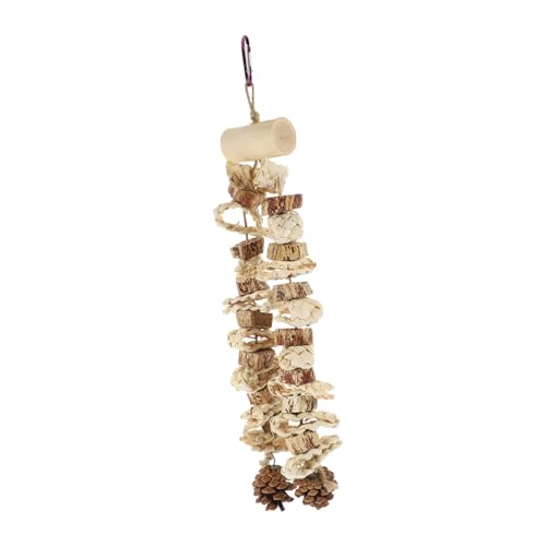 HAPINARY Papageien-beißspielzeug Vogelkäfig-hängespielzeug Haustier-vogelspielzeug Natürliche Materialien Futter-Such-Spannung Exquisites Design Für Papageien HAPINARY Papageien-beißspielzeug Vogelkäfig-hängespielzeug Haustier-vogelspielzeug Natürliche Materialien Futter-Such-Spannung Exquisites Design Für Papageien von HAPINARY