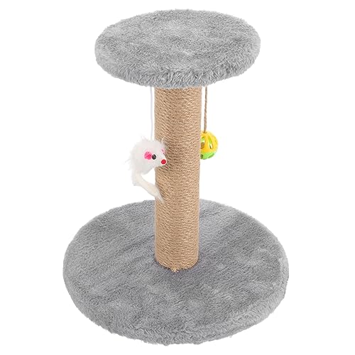 HAPINARY Innovativer Katzenkratzbaum mit Sisalseilen Katzenbaum für Hauskatzen Klettergerüst für Kätzchen Bezauberndes Design von HAPINARY