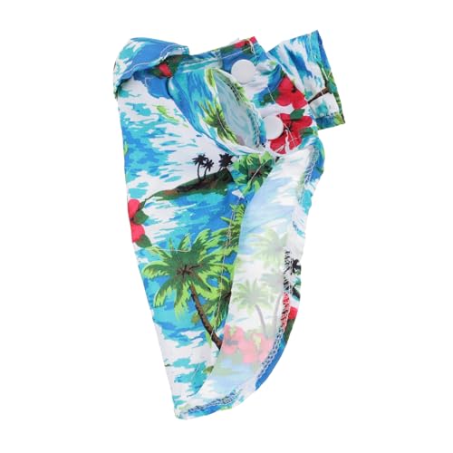 HAPINARY Sommer-Outfit für Haustiere Hawaiihemd für Hunde atmungsaktives und bequemes Welpen-T-Shirt Hundebekleidung Größe: Medium von HAPINARY