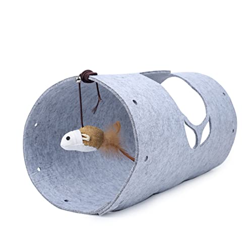 HAPINARY Spielzeug für Haustiere Katzentunnel katzenmatte cat Accessories Katzen deckchen cat Bed Crinkle-Tunnel für Katzen kleines Hundespielzeug Haustierzubehör Tunnelspielzeug für Katzen von HAPINARY