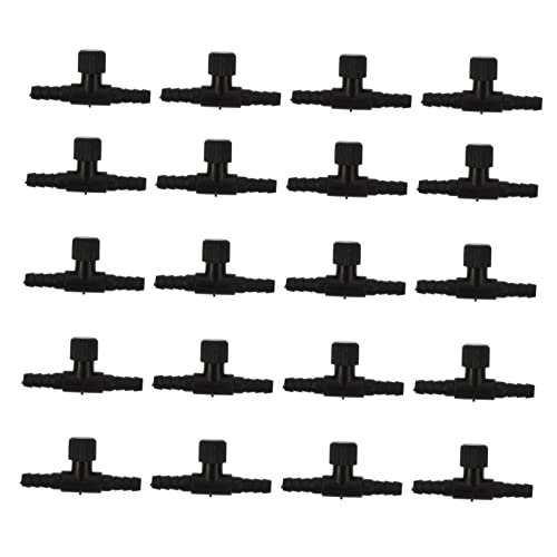 HAPINARY 30 Pcs T Form 4mm Aquarium Air Inline Schläuche Betta Fisch Tank Airline Ventil von HAPINARY