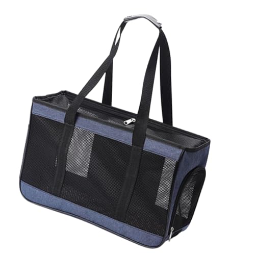 HAPINARY Tasche für Haustiere hundetragetasche katzenkäfige Outdoor groß Katzentransporter pet Backpack Dog Carrier Bag Reisetaschen hundekotbeutel Hasenträger hundetasche träger Netz Blue von HAPINARY