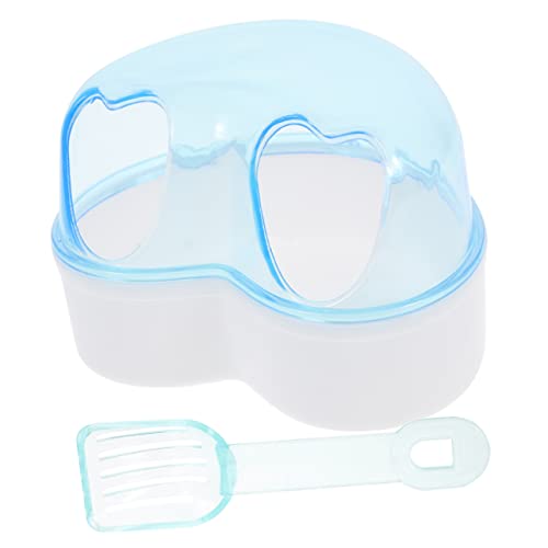 HAPINARY Transparente Hamster Sandbad Box 1 Set Ideal Für Kleine Haustiere Wie Hamster Chinchillas Und äuse Mit Sandfilteranlagenkompatiblem Badesand Für EIN Hygienisches Sandbad von HAPINARY