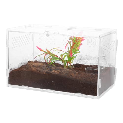 HAPINARY Transparentes Terrarium Reptilienbecken Spinne Terrarium Schlangenbecken Schlangengehege Schildkrötenkäfig Schildkrötengehege Schildkrötenbecken Schildkrötengehege von HAPINARY