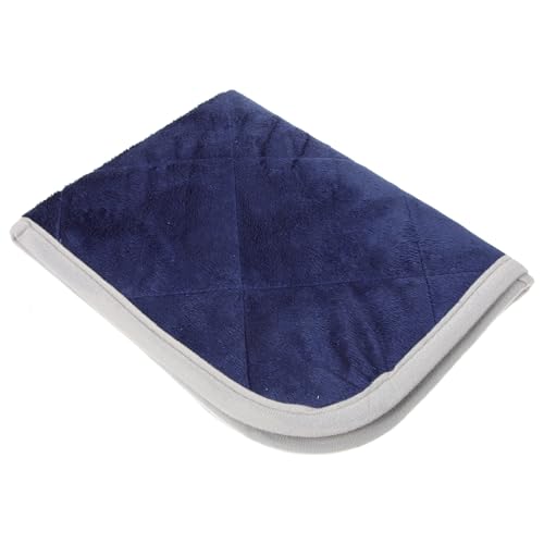 HAPINARY Wärmekissen für Haustiere Katzenbett Zwinger Hundebett mit Kapuze pet Heating pad Heizkissen für Haustiere Katze wärmer unterlage Selbstheizendes Haustierbett Stoff Navy von HAPINARY