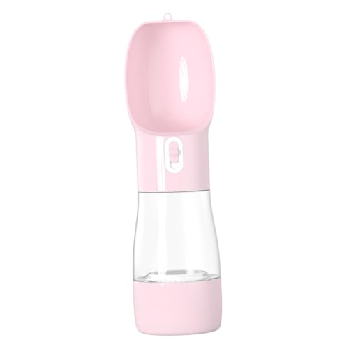 HAPINARY Wasserfutterspender Hundefutter Flasche Tragbare Hundewasserflasche Wasserflaschen Für Haustiere Haustier-wasserflasche Wasserflasche Für Welpen Hund Wasserflasche Rosa von HAPINARY