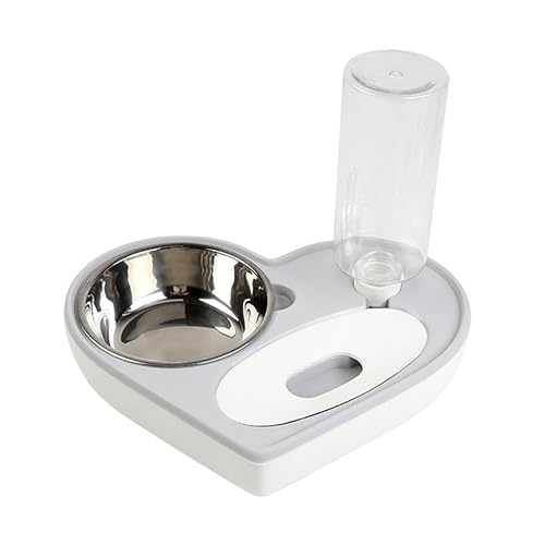 HAPINARY Wasserschale Wasserspender Für Katzen Trinkzubehör Für Haustiere Automatische Zuführung Wasserspender Für Hunde Wasserspender Für Haustiere Hund Katze Wasserflasche Grey von HAPINARY