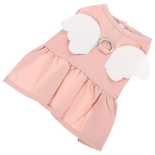 HAPINARY Angel Wings Hundekleid Leinenclip für Katze Bequeme Sommer-Haustierbekleidung von HAPINARY