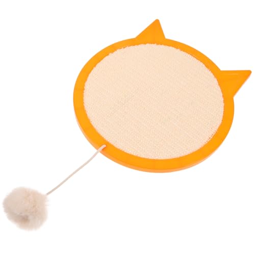 HAPINARY kratzbaum für Katzen Kratzmatte mit Katzenminze Katzenkratzdecke Kratzbrett Kätzchen sisal dartscheibe Suction Cup Spielzeug Teppiche Sisal-Kratzunterlage Heimtierbedarf hölzern von HAPINARY