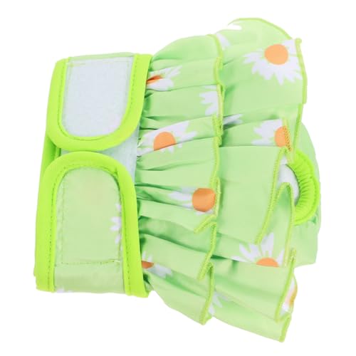 HAPINARY physiologische Hosen für Haustiere Hunde Windeln Heizkissen für Haustiere Dog Diapers Dog Clothes Haustier Hund Zeitraum Höschen Haustierbedarf Baumwolle Light Green von HAPINARY