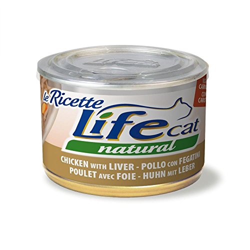 HAPIPET Life Cat 102381 Dose The Recipes mit Huhn, Fegatini und Karotten, 150 g von HAPIPET