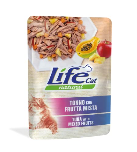 Life Cat Natural Thunfisch mit gemischten Früchten, Umschlag 70 g von HAPIPET