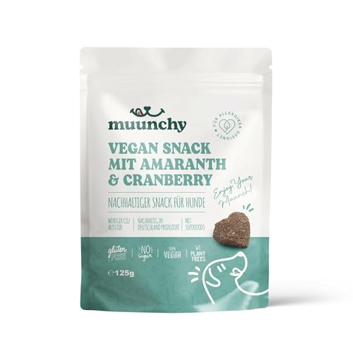 Nachhaltiger Hunde Snack für ernährungssensible Hunde – glutenfrei, ohne Zucker, ohne Getreide - 125g (6, Amaranth) von HAPPY JACKY