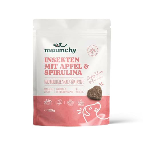 HAPPY JACKY Nachhaltiger Hunde Snack für ernährungssensible Hunde – glutenfrei, ohne Zucker, ohne Getreide - 125g (6, Apfel) von HAPPY JACKY