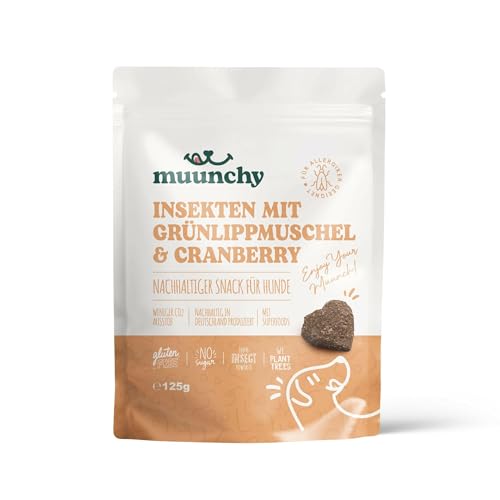 HAPPY JACKY Nachhaltiger Hunde Snack für ernährungssensible Hunde – glutenfrei, ohne Zucker, ohne Getreide - 125g (6, Cranberry) von HAPPY JACKY