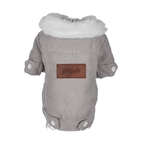 Herbst- Und Wintermantel Für Haustiere, Dick, Warm, Kleidung Für Chihuahua, Mops, Yorkshire Terrier, Weiche Und Bequeme Haustierkleidung,Grau,S Herbst- Und Wintermantel Für Haustiere, Dick, Warm, Kleidung Für Chihuahua, Mops, Yorkshire Terrier, Weiche Und Bequeme Haustierkleidung,Grau,S von YHTAKF