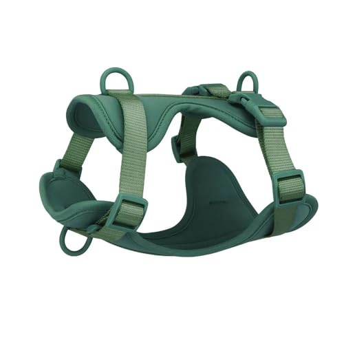 Wasserdichtes Nylon-Hundegeschirr, Outdoor-Walking-Training, Hundegeschirr, Modischer Brustgurt Für Haustiere, Verstellbares Haustiergeschirr, Geeignet Für Kleine Und Mittelgroße Hunde,J,S von HAQEPO