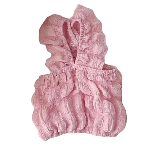 HARBINGG Hundepullover Sommer Kühlweste Für Hunde Welpen Hosenträger Nette Bichon Chihuahua Kleidung Hund Kostüm Haustier Outfit Hund Weste-Rosa-Xs von HARBINGG