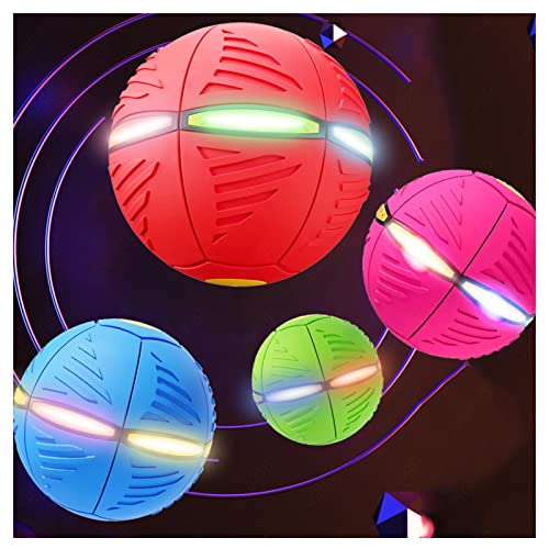 HARIPYER Fliegende Untertasse Hundespielzeug, UFO-Spielzeug Fliegende Ball, Gute Flexibilität, Nicht Leicht Zu Zerbrechender Ball Für Hunde, Interaktives Hundespielzeug, 2 Stück/4Pcs von HARIPYER