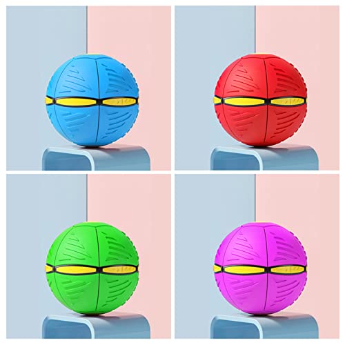 HARIPYER Magischer Verformungsball, Gummi-Hundeball, Langlebiges Spielzeug Für Haustiere Spielzeug, Interaktives Hundespielzeug, 4 Stück/4Pcs von HARIPYER