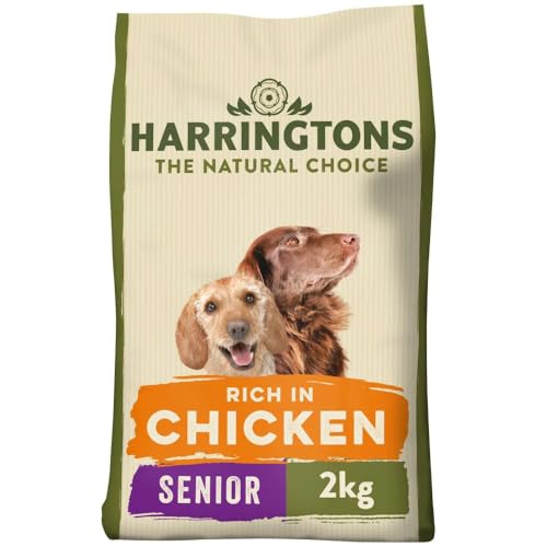 Harringtons Senior Huhn und Reis Hunde Trockenfutter (2 kg) (kann variieren) von HARRINGTONS