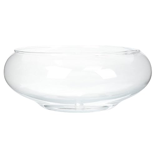 Desktop-Aquarium Glas-Blumentopf, kleine Fischschalen, Sukkulenten-Set, Desktop-Aquarium-Blumentopf-Halter, klarer Büro- und Arbeitsdekor Dekor Fischschale von HASMI