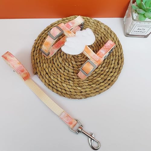 Leashes Set süßes Hundegeschirr mit Engelsflügeln, Welpengeschirr, weiche Weste für kleine Hunde für Mädchen, einfache Kontrolle, Hundegeschirr, Haustier-Spaziergangstraining, verstellbar für kleine, von HATNOKIL