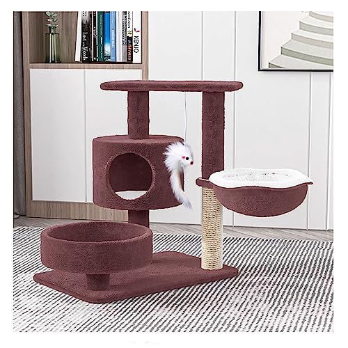 Kratzbaum Klein, Kratzbaum Cat Tower Stern Mond Wolke Cat Klettergerüst Rosa Sisal Katzenspielzeug Nette Katze Wurf Katze Scratcher Katze Springen Plattform (Color : 2) von HAVERN