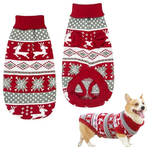 Weihnachten Hundepullover, Hundepullover, Weihnachts Katze Hunde Pullover, Haustier Hund Weihnachtspullover, Winter Warmer Hund Katze Pullover, warme Haustier Pullover, für Kleine und Mittel Hund von HBSFBH