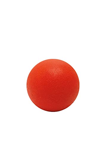 Welpe Großer Hund Pferd Hund Haustier Hund Molarenzähne Relief Hüpfball Sound Ball Training Bissfestigkeit Solider Ball Rugby mit Seil-Extra große rote Feste Kugel 9 cm von HCCY