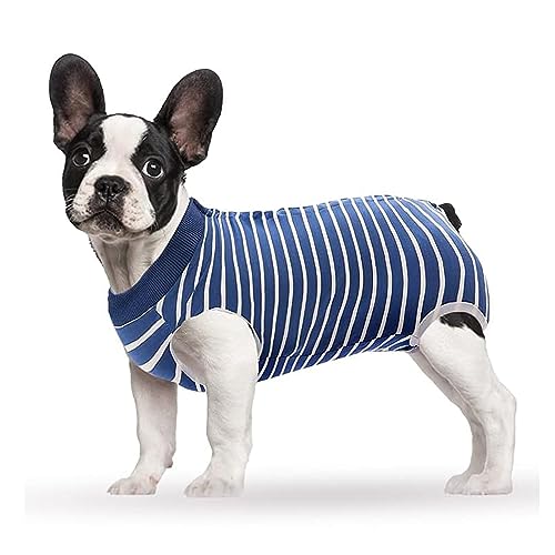 HCHYEY Genesungsanzug für Hunde, humanisierter Chirurgie-Genesungsanzug für weibliche und männliche Hunde, Einteiler für postoperative Operationen – Anti-Lecken, E-Halsband, konisch, Alternative Body von HCHYEY