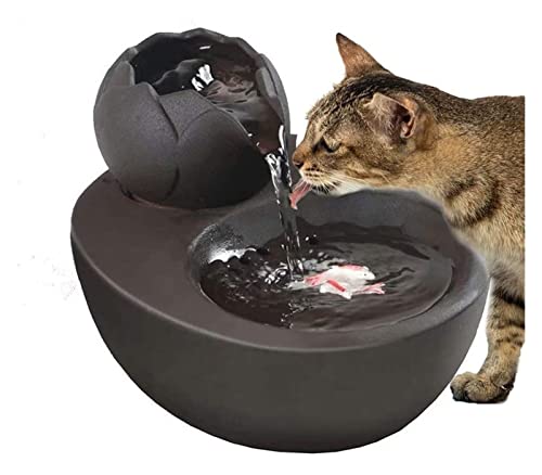 Pet Water Dispenser, Silent Cat Water Fountain, Automatic Pet Water Dispenser Suitable for Small and Medium Pets Cat Fountain (Blue) von HCPJY